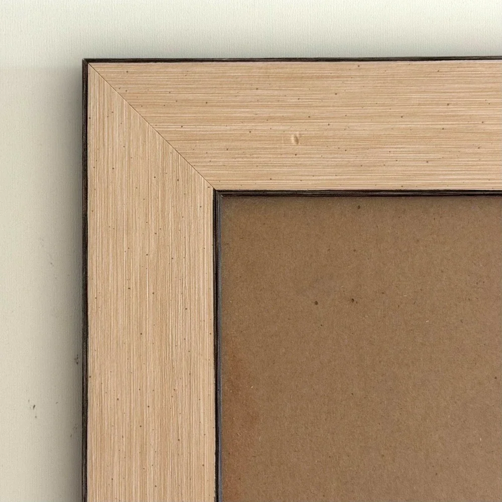 Vintage Picture Frame‎ Wood 5x7 Tan Old World French Cottagecore